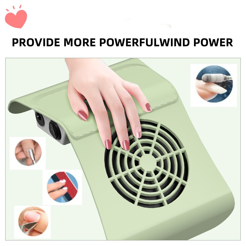 Crossfit Machine - เครื่องดูดฝุ่นเล็บ 80W พร้อมพัดลมสองตัวเครื่องดูดฝุ่นเครื่องมือแต่งเล็บเครื่องมือเพ้นท์เล็บพลังที่แข็งแกร่งเครื่องดูดฝุ่นเล็บ